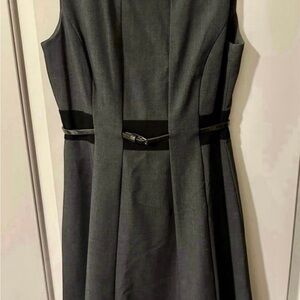 Calvin Klein Gray Midi Dress